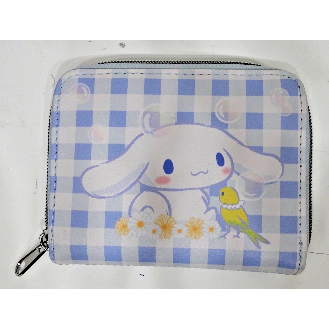Loungefly Sanrio Cinnamoroll Bunny Daisy Gingham Wallet Blue